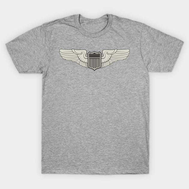 Air Force Pilot Wings T-Shirt by Sticker Steve